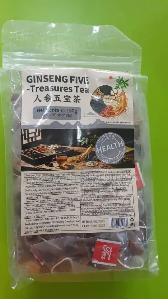 Ginseng Five Treasures Herbal Tea - 1