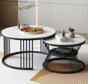 2-in-1 Center Table Set Mai Ruwan Marble