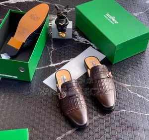 Premium MiSter Made in Spain Leather Mules - Men's