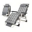 Reclining Folding Sun Lounger with Thick Cushion - 2