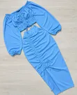 Women's Yellow Ruched 3-Piece Set - 2