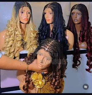 Braided Bounce Wigs da Human Hair Closure