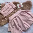Baby Girl's White Ruffle Bow Two-Piece Set - 5