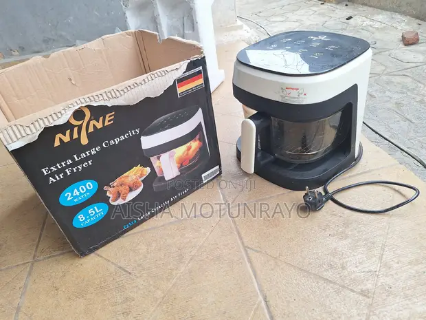 NI9NE Air Fryer Extral Large 8L - 1