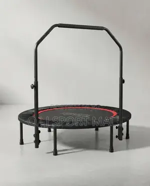 Supermax Pro Mini Trampoline Mai Ninka Tare Da Hannun Kariyar - 130kg