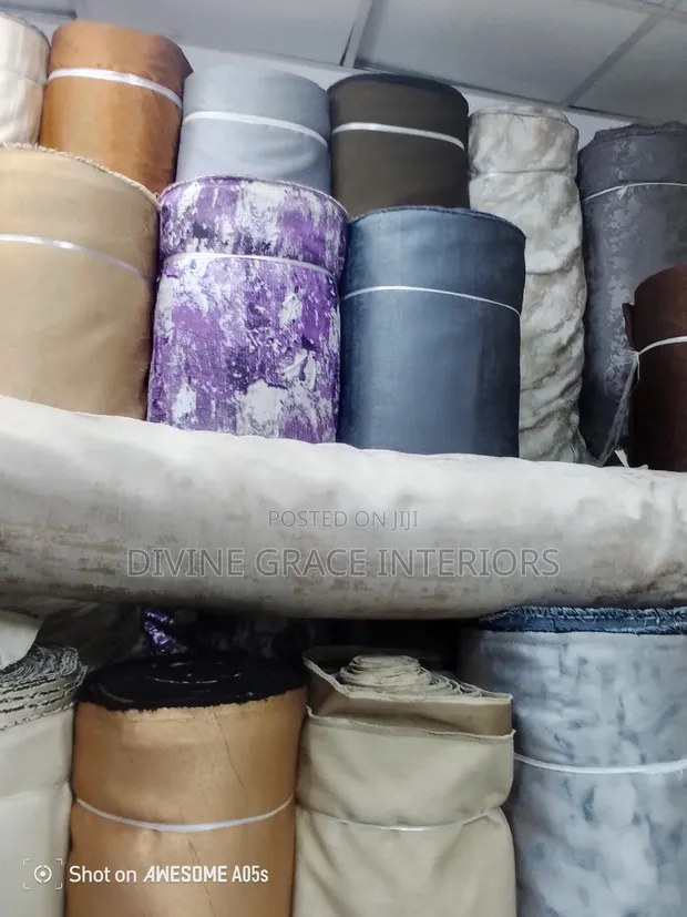 Modern Turkish Curtains - Multicolor Fabric - 1