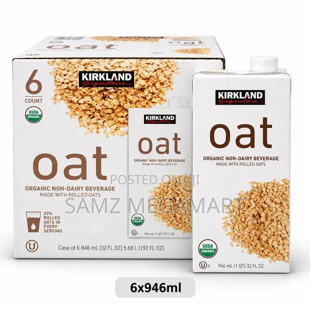 Kirkland Signature Organic Oat Beverage 6x946ml - 1