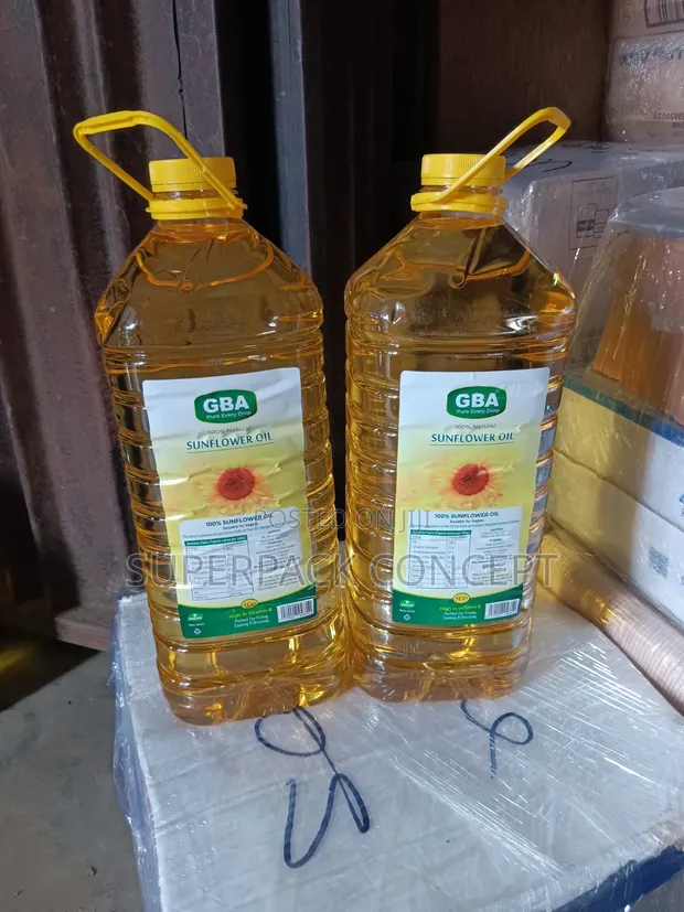 Carton of 4 x 5L GBA Sunflower Oil - 1