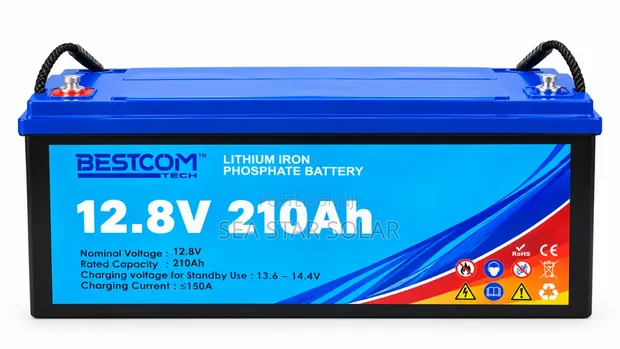 Bestcom Tech 12.8V 210Ah Lithium Battery - 2.69kWh - 1