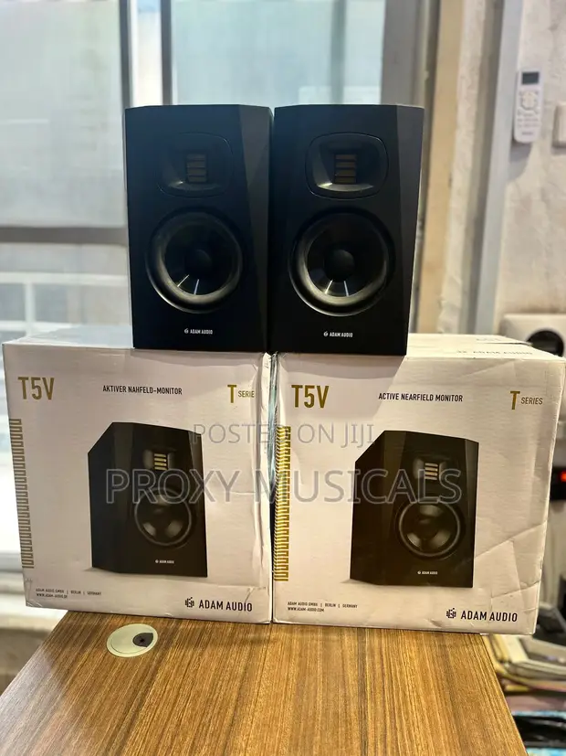 Adam Audio T5V Masu Sauraren Bidiyo masu Aiki - 1