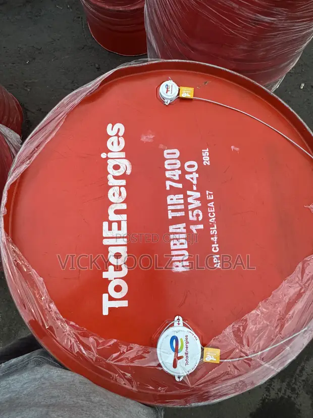 TotalEnergies Rubia TIR 7400 15W-40 Engine Oil - 208L Drum - 1