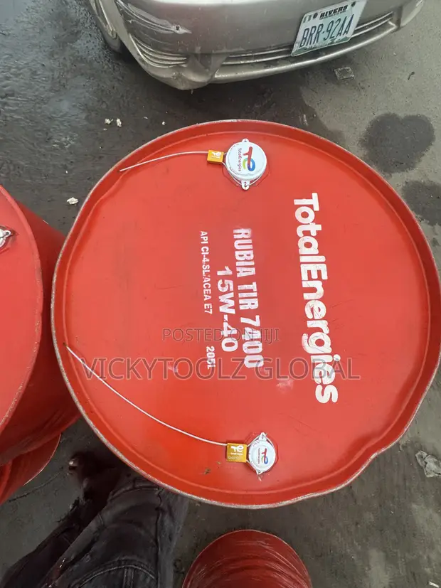 TotalEnergies Rubia TIR 7400 15W-40 Man Fetur Drum (208L) - 1
