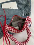 Cute Y2K Checkered Shoulder Bag - Pre-order - 2