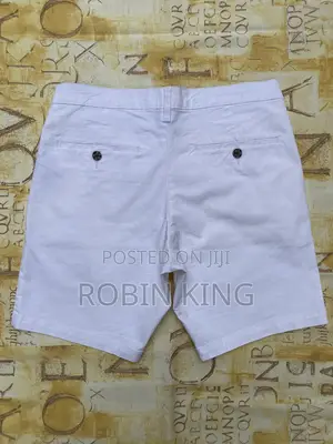 Marks and Spencer White Chinos Shorts W30 L16