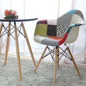 Vibrant Patchwork Lounge Chair