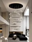 Sashin Haske na Zamani na LED 1000mm (By7) - Baki/Gwal - 1