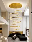 Sashin Haske na Zamani na LED 1000mm (By7) - Baki/Gwal - 2