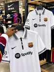 Barcelona Jersey - White, All Sizes - 1
