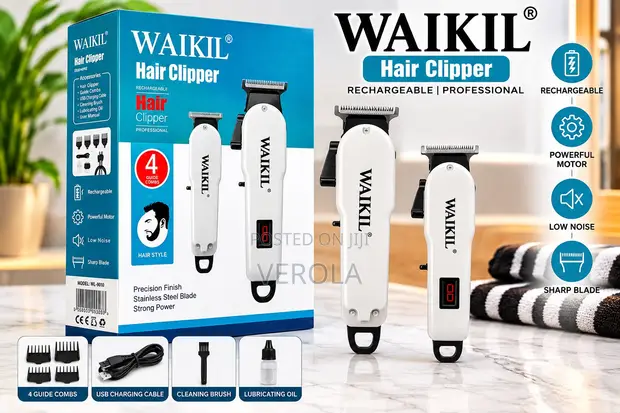 Waikil Professional Rechargeable Hair Clipper - 1