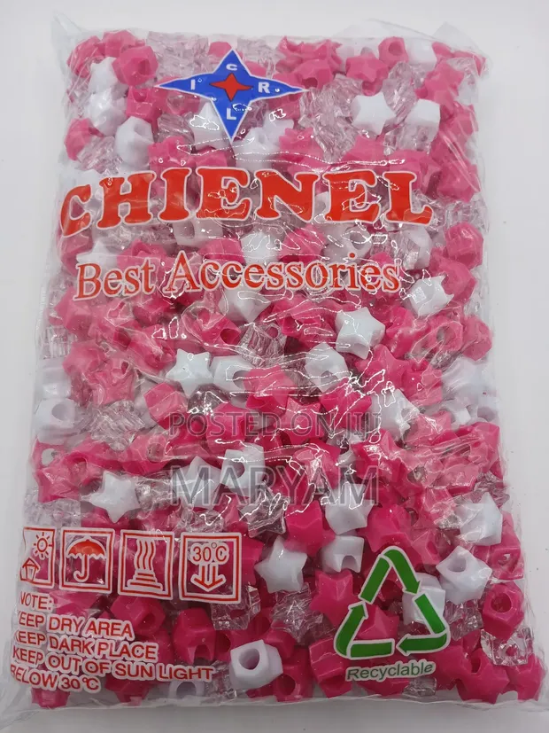 Chienel Bow Hair Beads - 1