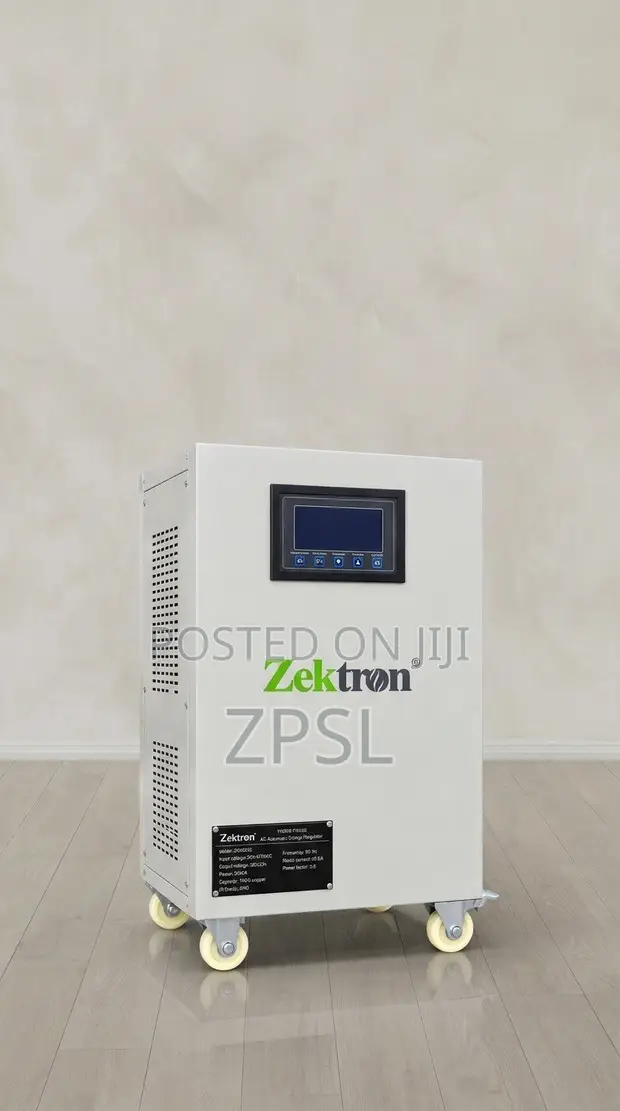 Zektron 20kVA 3-Phase Servo Voltage Stabilizer - 1