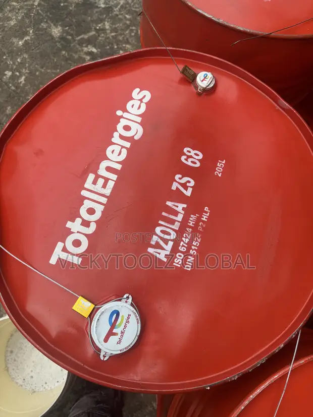 Babban Drum 208L na TotalEnergies Azolla ZS 68 Hydraulic Oil - 1