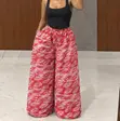 Ankara Baggy Pants - Women's Pink - 1