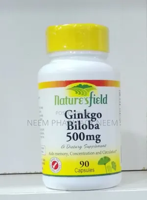 Nature's Field Ginkgo Biloba 500mg - 90 Kwalba