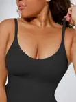 Seamless Open Back Full Body Shaper With Bra - 5