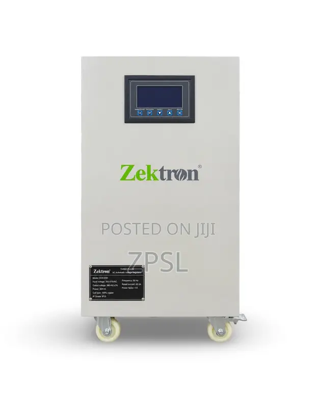 60kVA 3-Phase Zektron Servo Voltage Stabilizer - 1