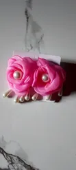 Rose Gold-Plated Earrings - 1