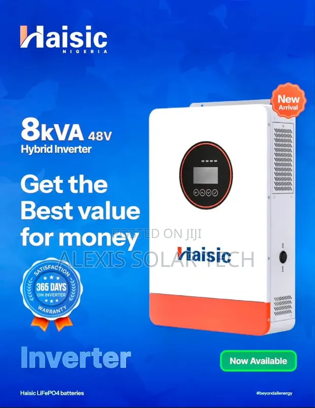 Brand New 8kva 48v Haisic Solar Hybrid Inverter - 1
