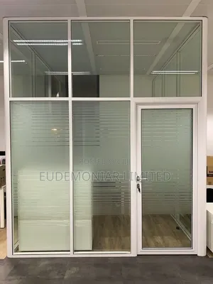 Glass Partition Installation for Banking Offices