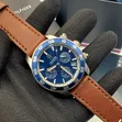 Tommy Hilfiger Unisex Leather Chronograph Watch - 1