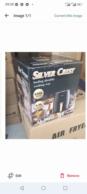Silver Crest 9.5L Air Fryer