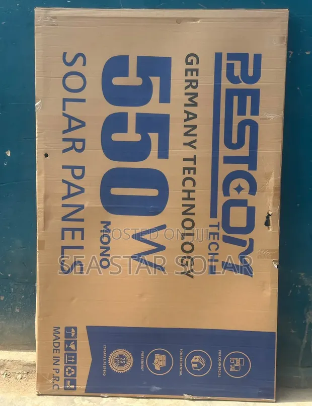 Bestcom Tech 550W Monocrystalline Solar Panel - 1