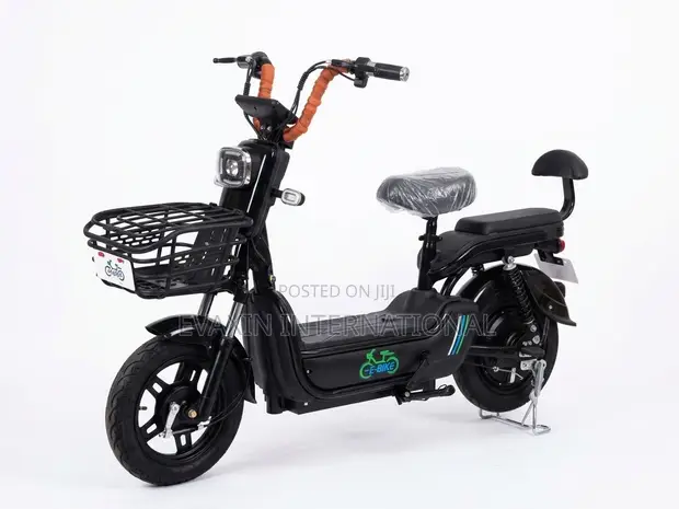 New 2024 Electric Motorcycle - Black - 1