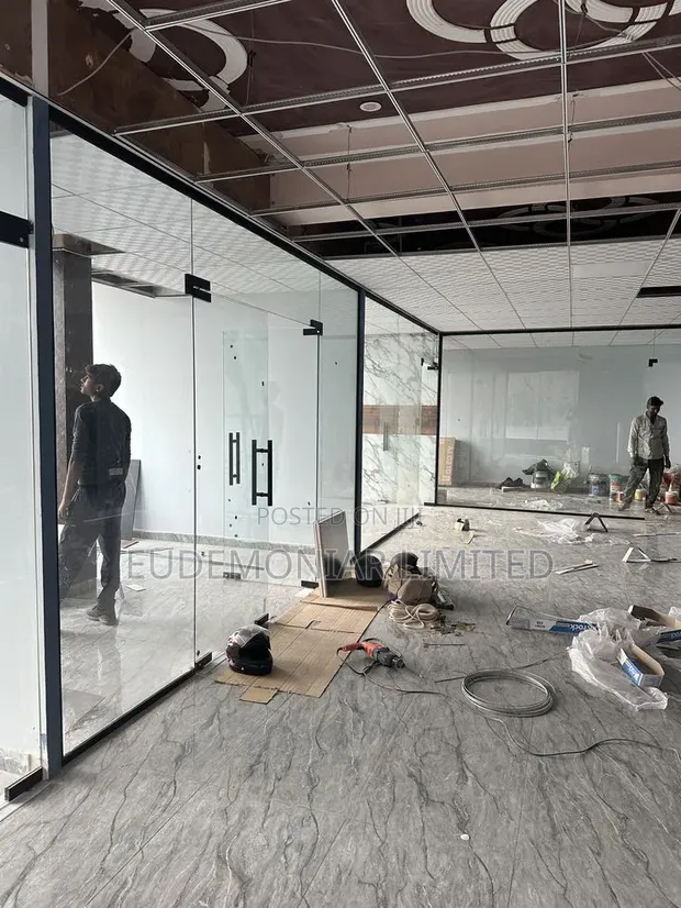 Office Glass Partition Installation & Finishing - 1