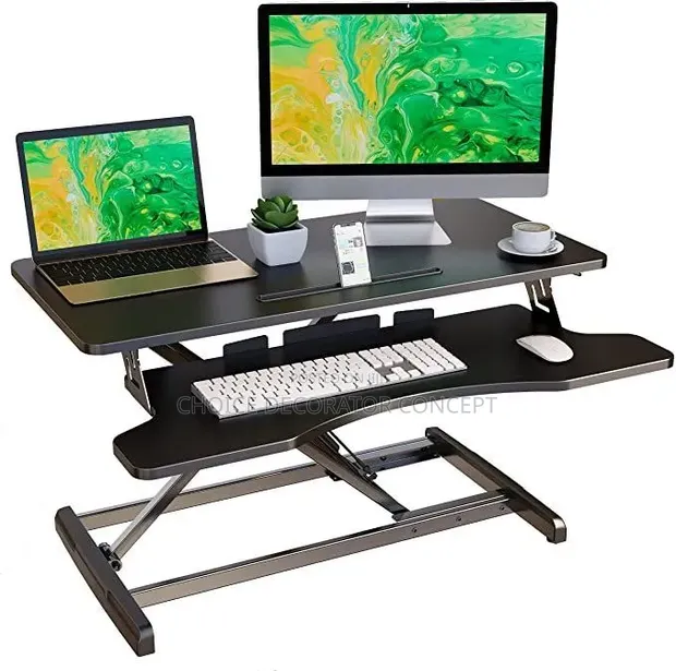 Adjustable Sit-Stand Desk Riser - 1