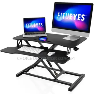 Ergonomic Standing Desk Converter - Black