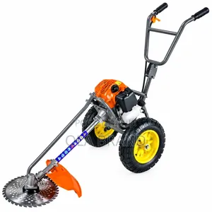 Bush Cutter Grass Cutter - Pushable Wheel