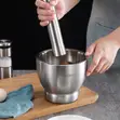 Stainless Steel Mortar and Pestle - 1