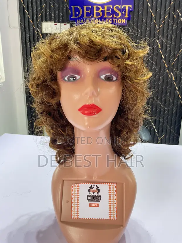 100% Human Hair 16" Celebrity Fringe Wig - 1