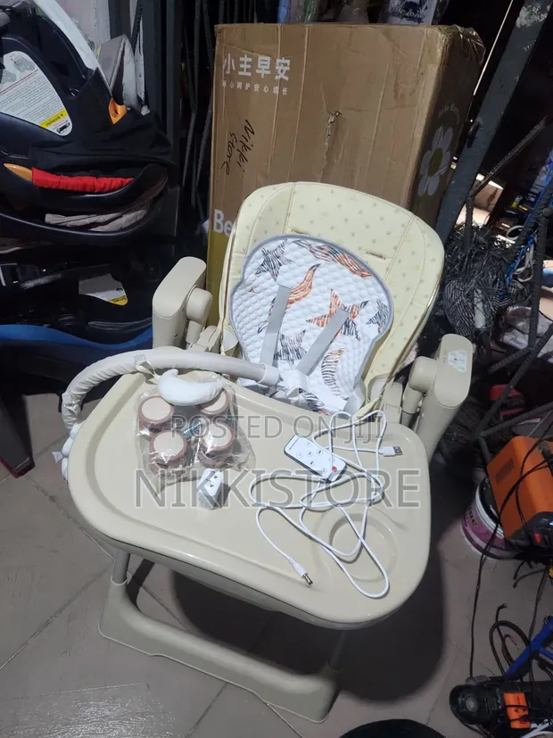 Baby 2-in-1 Highchair & Electric Swing - 1