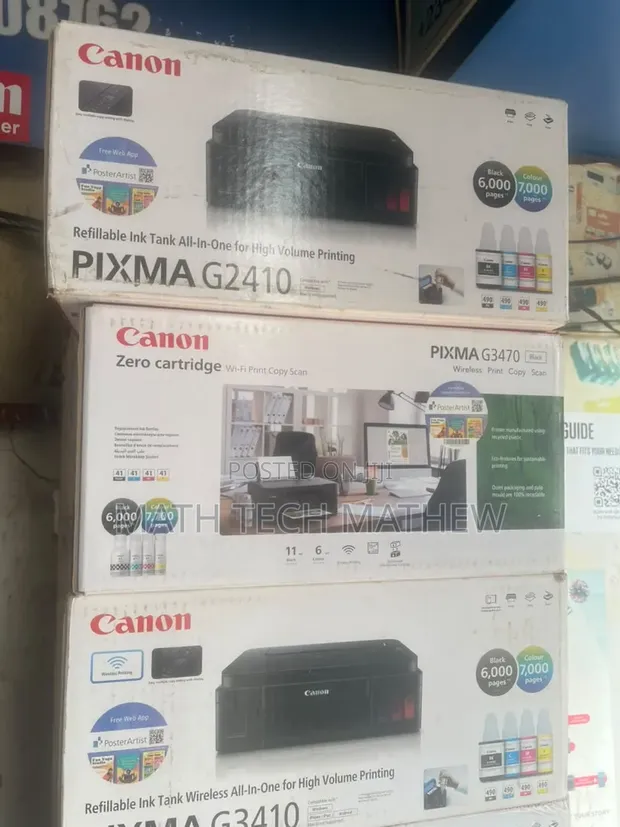 Canon Pixma G3410 Printer - Bugawa, Dubawa, Kwafin - 1