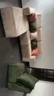 Saitin kujeru masu siffar L da kujera ta musamman - 2