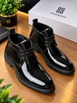 Givenchy Glossy Leather Ankle Boots - Brand New - 1