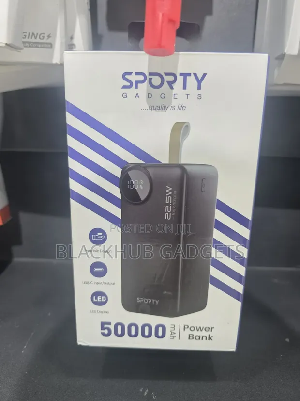 Sporty 50000mAh Power Bank 22.5W - 1