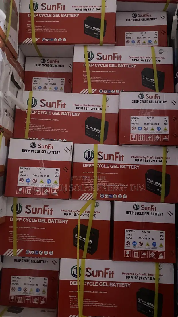 Baturin Sunfit Mai Karfin 18Ah Na Zama - 1