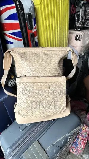 Bottega Veneta Premium Leather Backpack - Beige